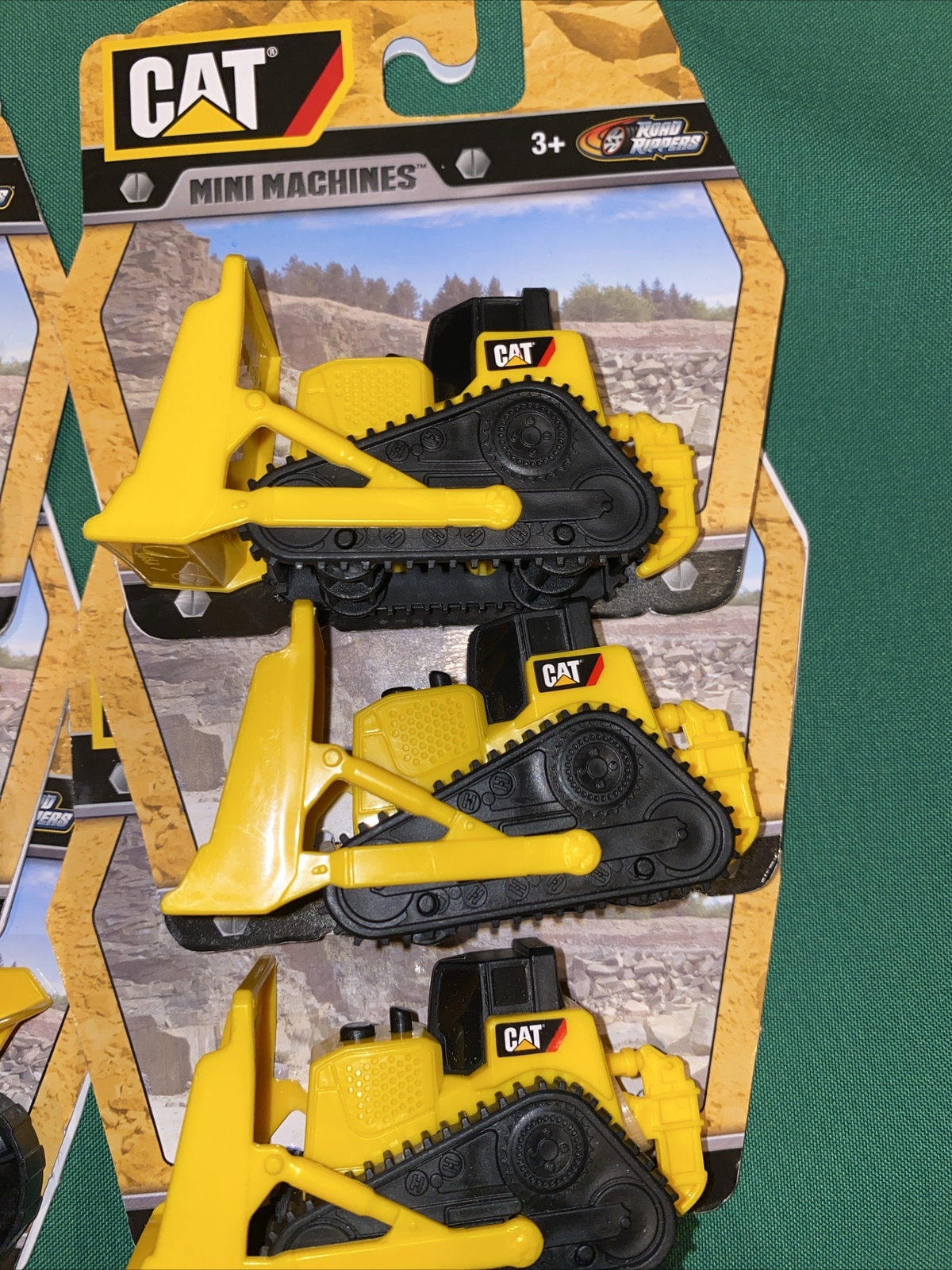 3X Caterpillar (CAT) “Mini Machines” Dump Truck/Backhoe By Road Rippers