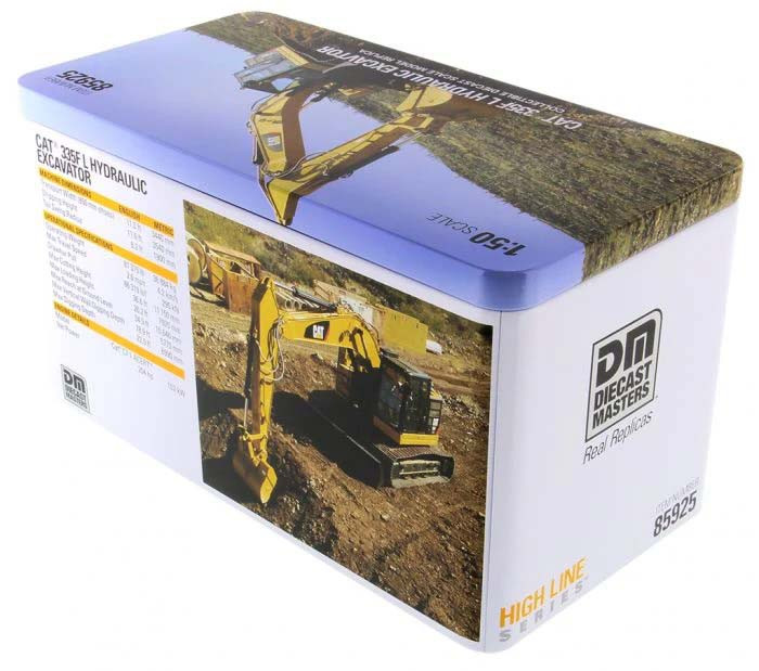 Diecast Masters 85925 Cat 335F L Hydraulic Excavator 1/50 Scale Model