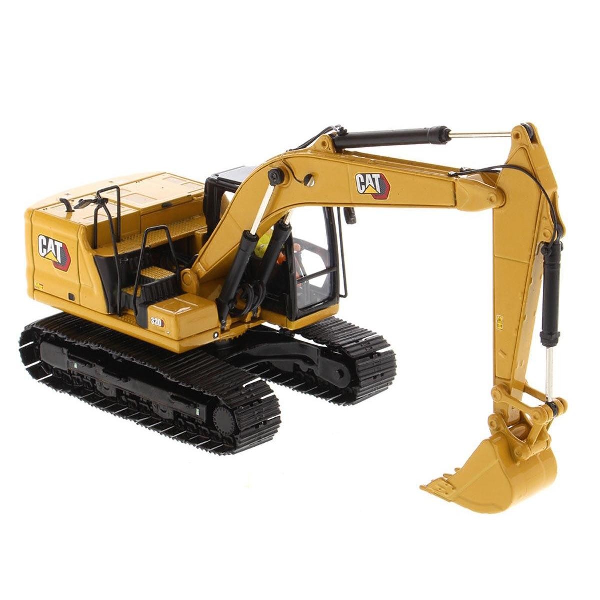 1/50 CAT Caterpillar 320 Hydraulic Excavator – High Line Diecast Masters 85569