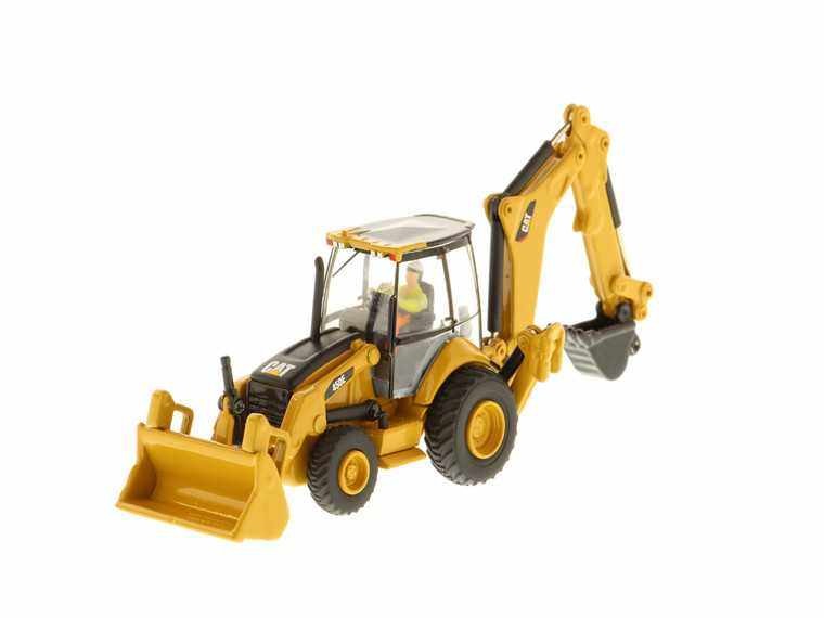 DM 1:87 Cat Cat 450E Excavator Loader Alloy Excavator Model Collection 85263