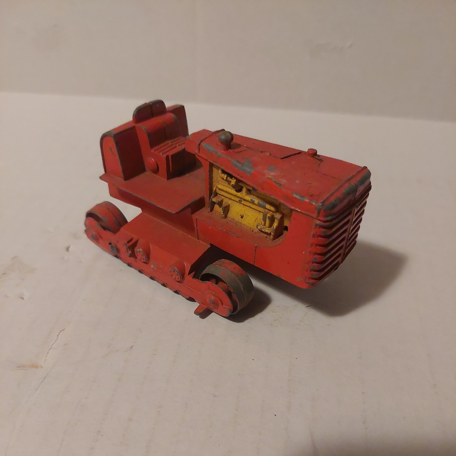 Vintage Hubley Cast Iron Crawler Bulldozer Toy – No. 769 – 1930s/40s