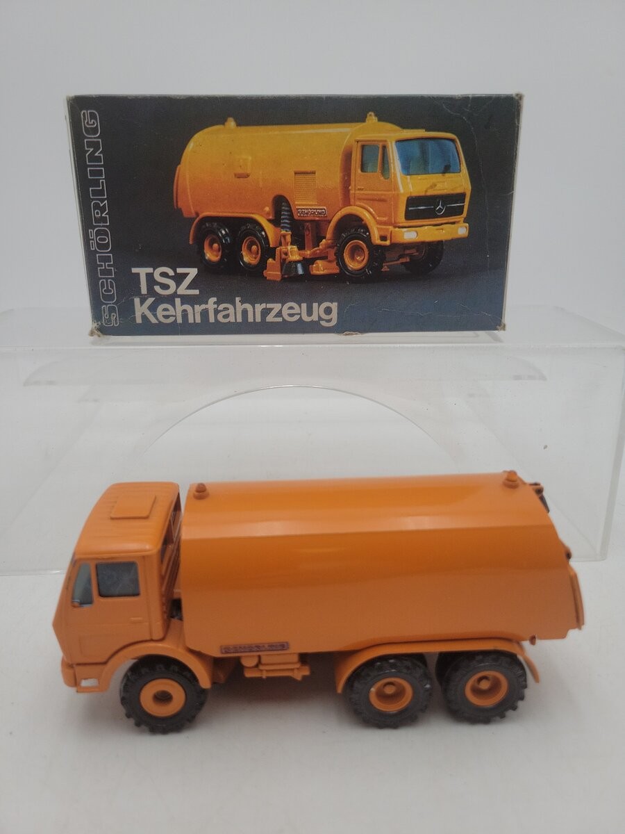 Conrad 3042 1:50 Scale Orange Schörling Street Sweeper Truck Diecast Model EX