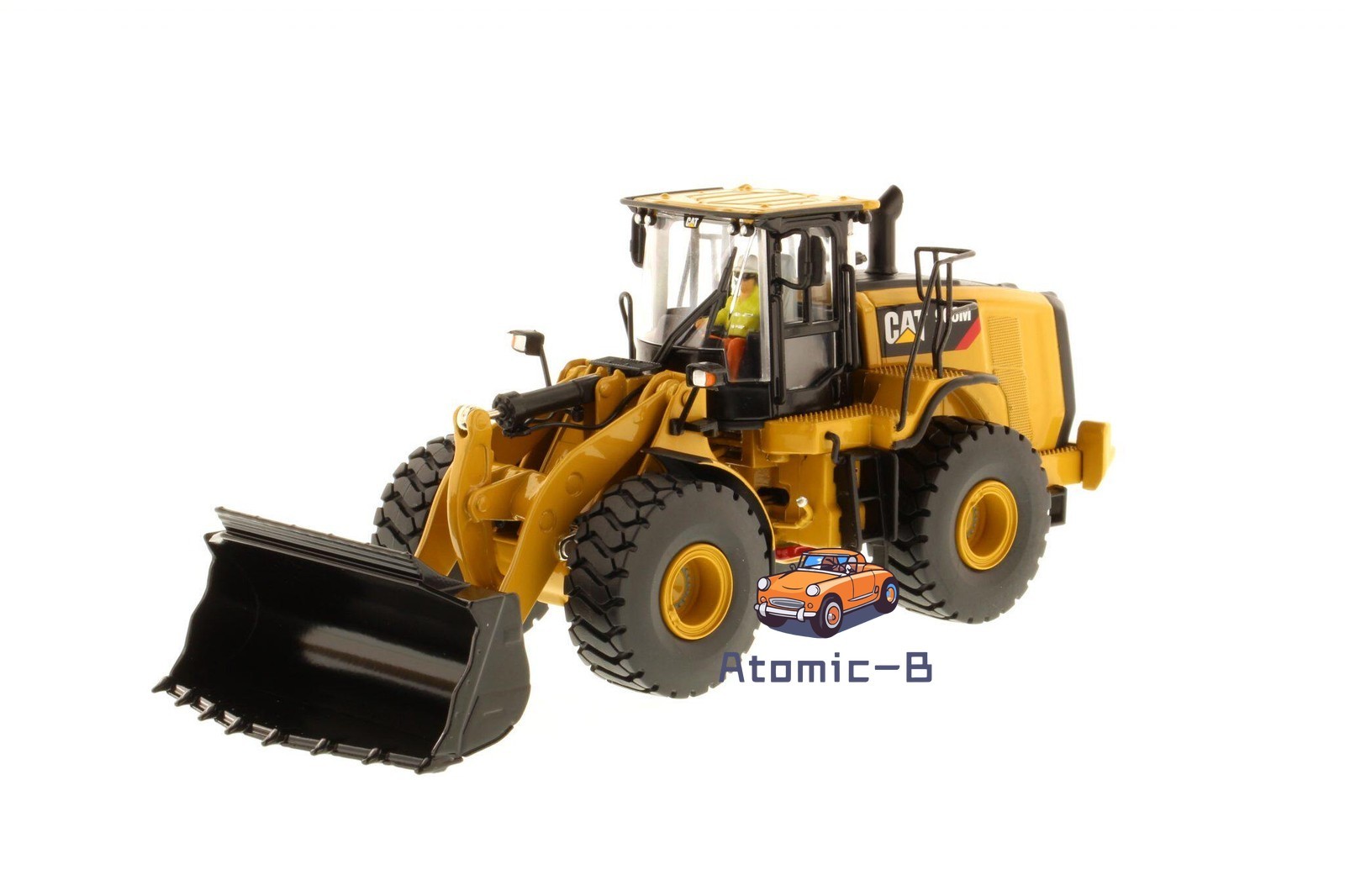 DM 1:50 CAT 966M Caterpillar Wheel Loader Alloy Engineering Forklift Model 85928