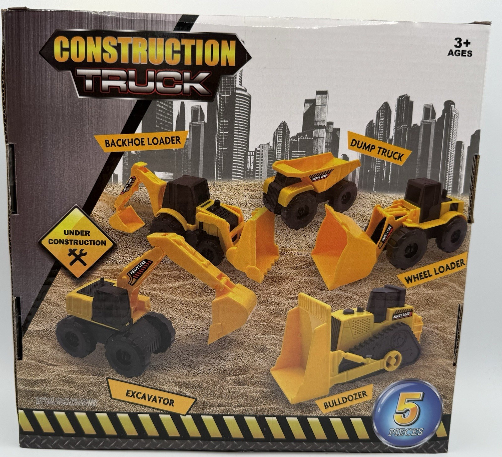 Construction Truck 5 Pieces Engineering Truck Fenicalcan Free Wheels New