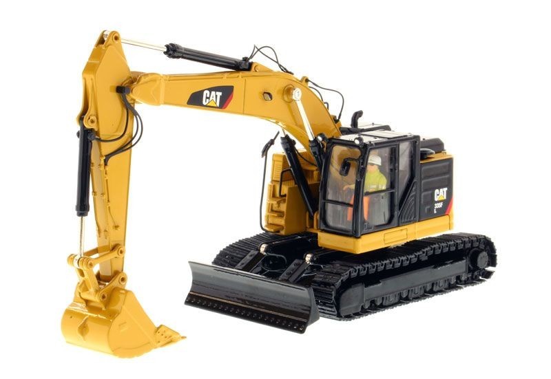 DIECASTMASTERS85925 CATERPILLAR 335F LCR EXCAVATOR WITH 1/50 FIGURE