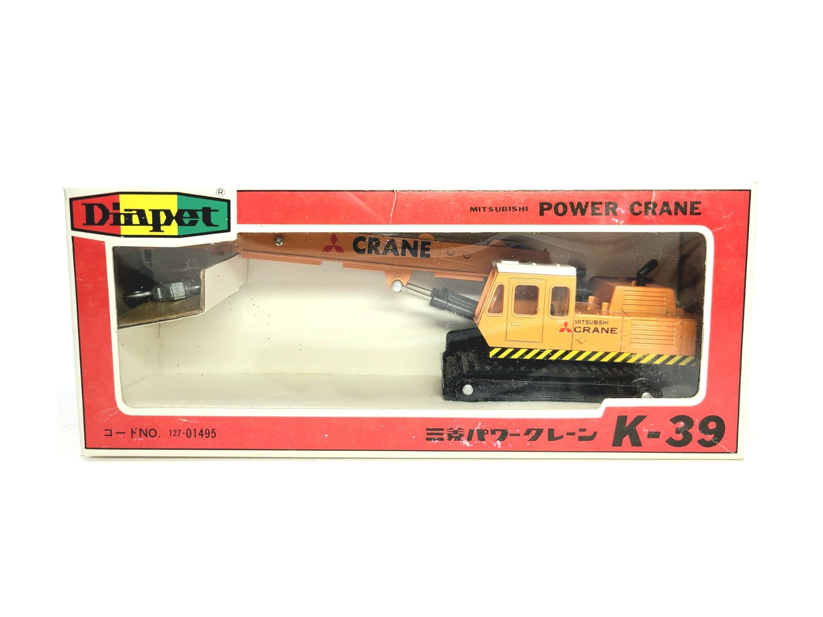 Mitsubishi Telescopic Crawler Crane – Diapet 1:60 Scale Diecast Model #K-39 New