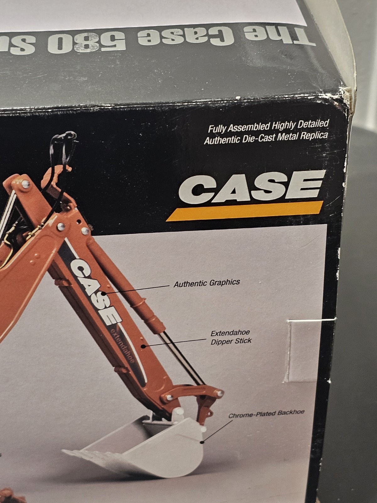 ERTL Case 580 Super M Series Backhoe 40th Anniversary 1/16
