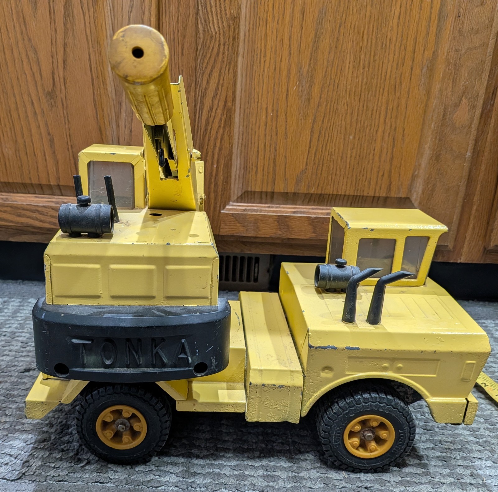 1965 Tonka Metal Trencher Backhoe Loader 18″