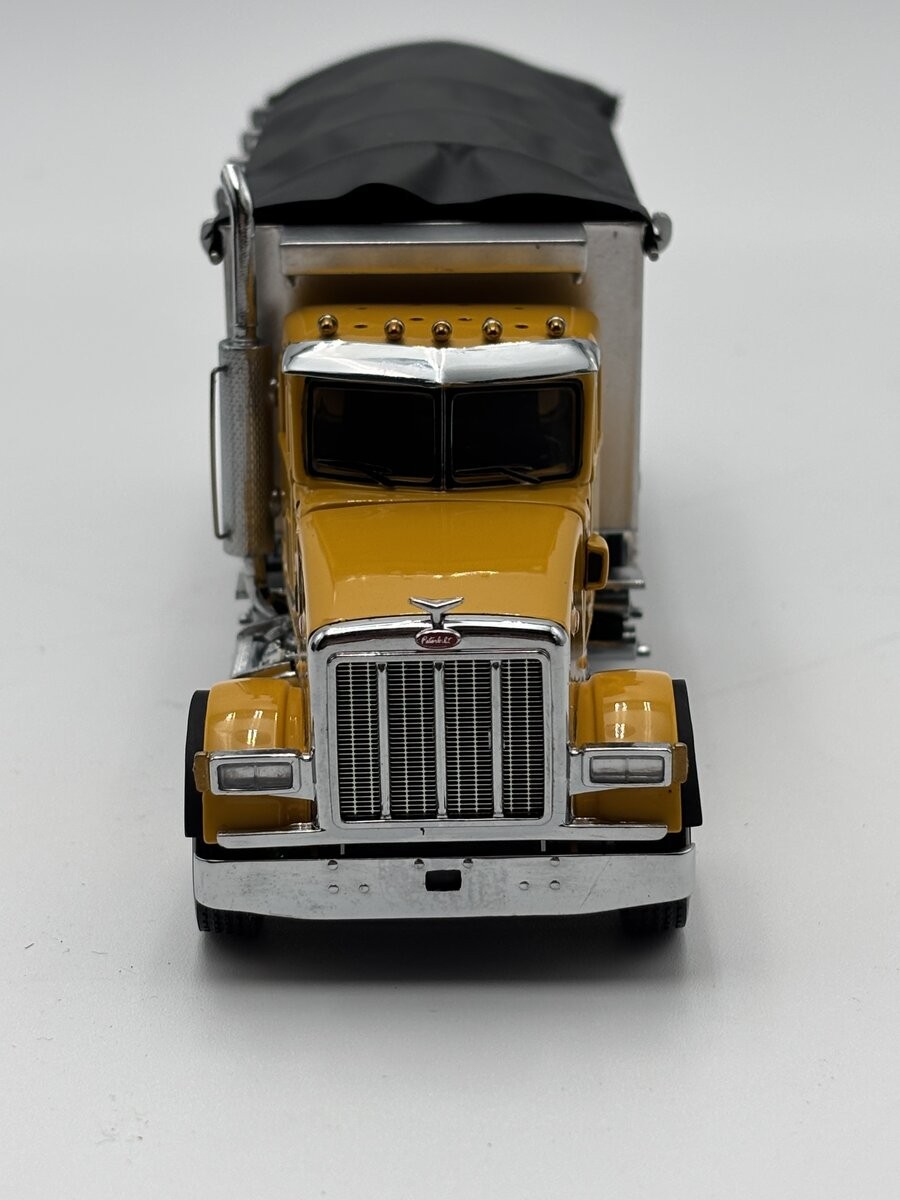 Sword Models SW2042-Y 1:50 Yellow Peterbilt 357 w/Rigid East Genesis Dump