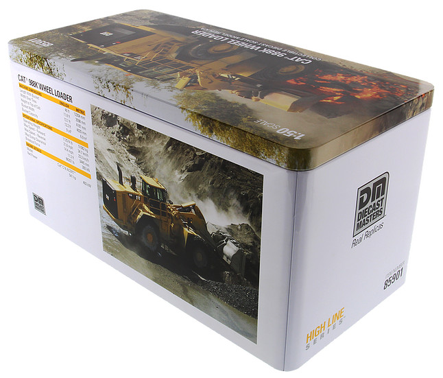 CAT 988K Wheel Loader w/ Operator t1:50 Model – Diecast Masters – 85901