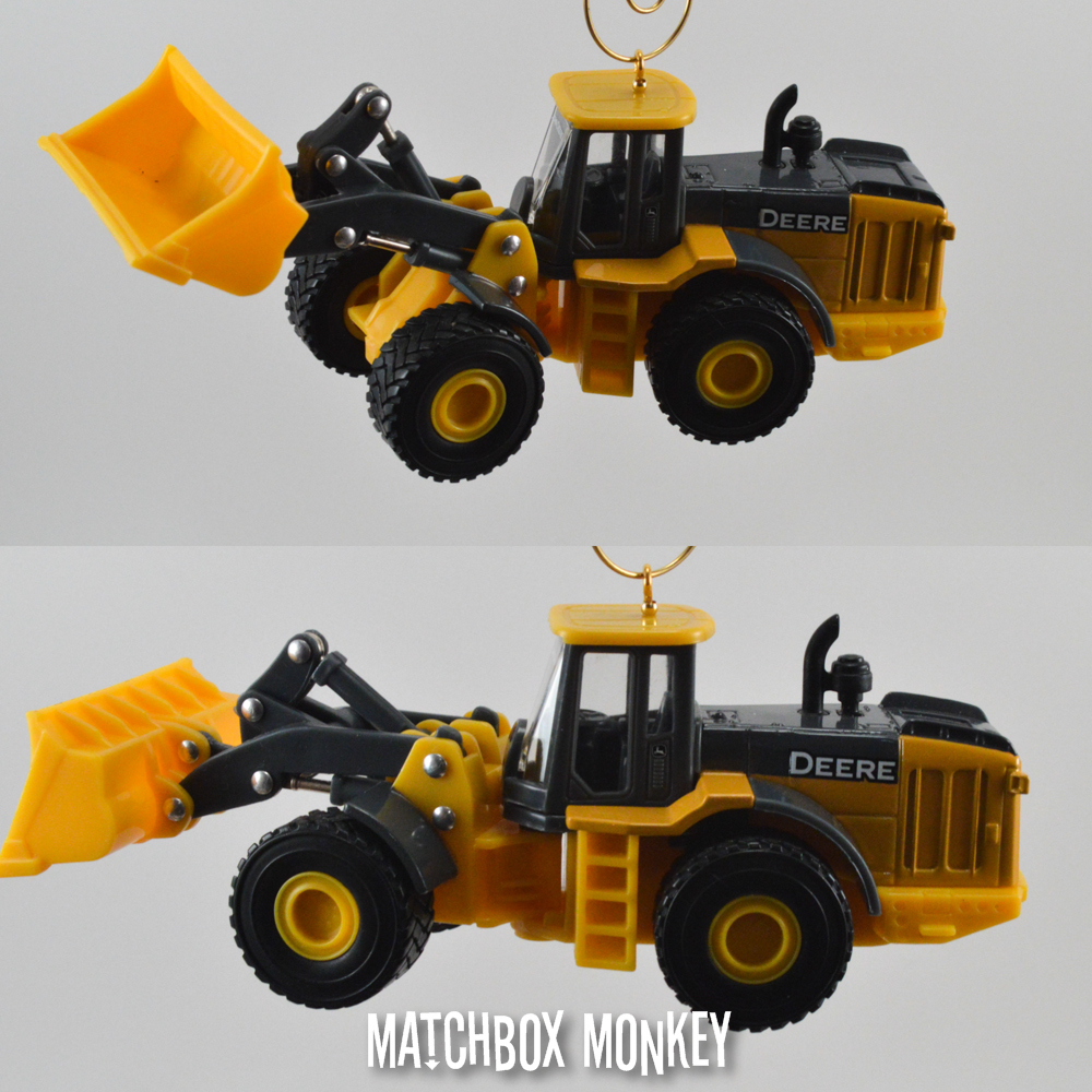 Custom John Deere 524K Wheel Loader 1/64 Christmas Ornament Caterpillar CAT