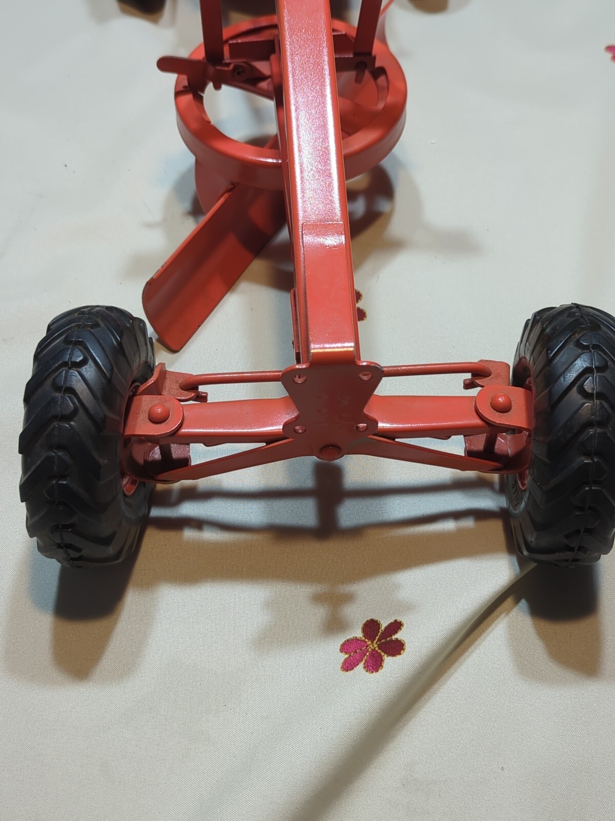 Vintage Doepke Adams Motor Road Grader Pressed Steel Model Toy Diesel 1940s
