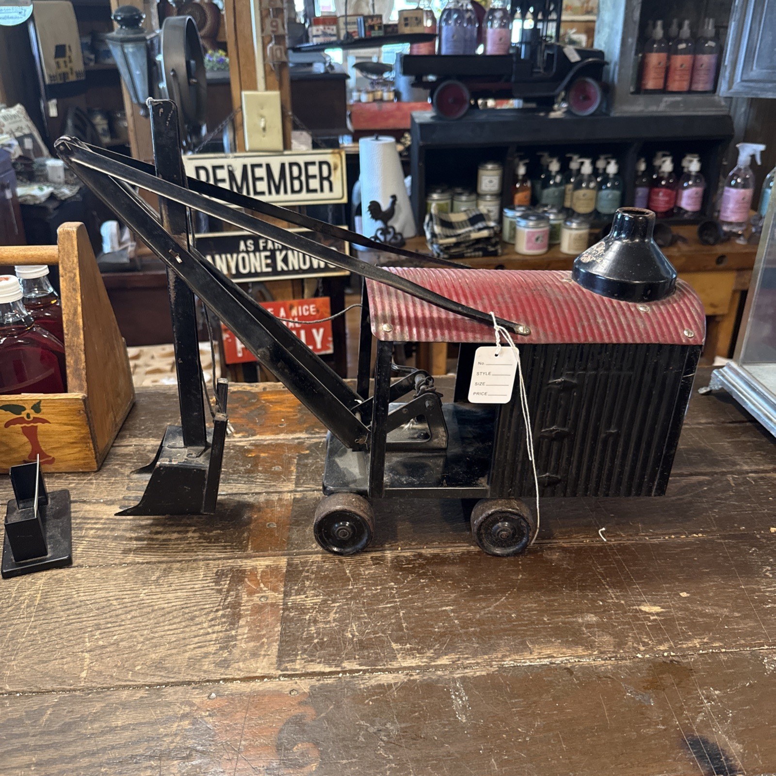 Antique Buddy L Crane And Steam Shovel