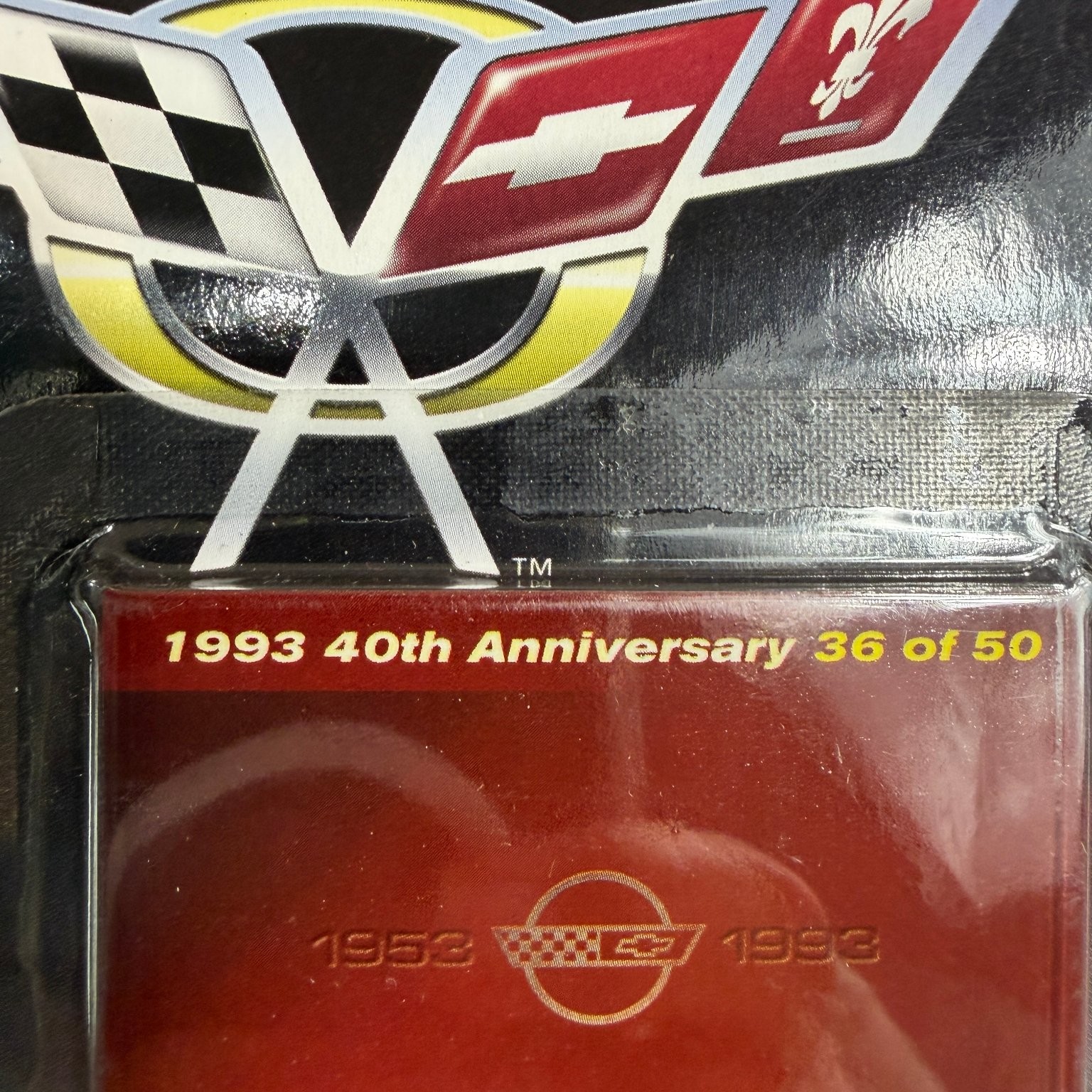 Johnny Lightning 1993 Corvette Coupe 1:64 Diecast 40th Anniversary #36