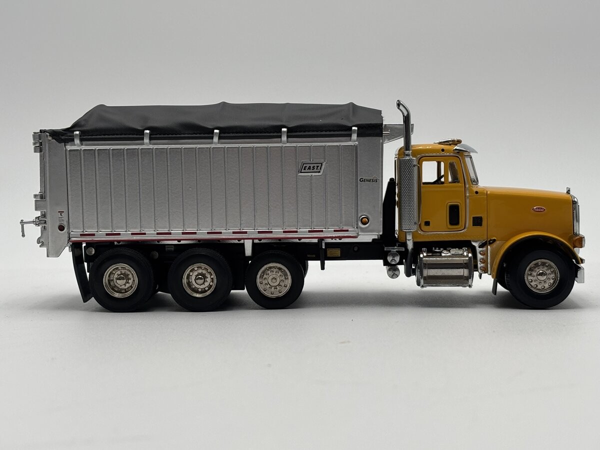 Sword Models SW2042-Y 1:50 Yellow Peterbilt 357 w/Rigid East Genesis Dump