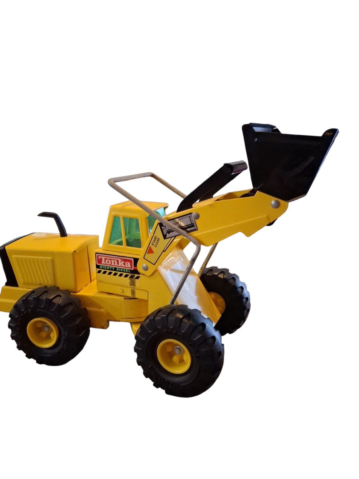 Tonka Mighty Diesel Front Loader Green Windows 1990-1991 (1616)