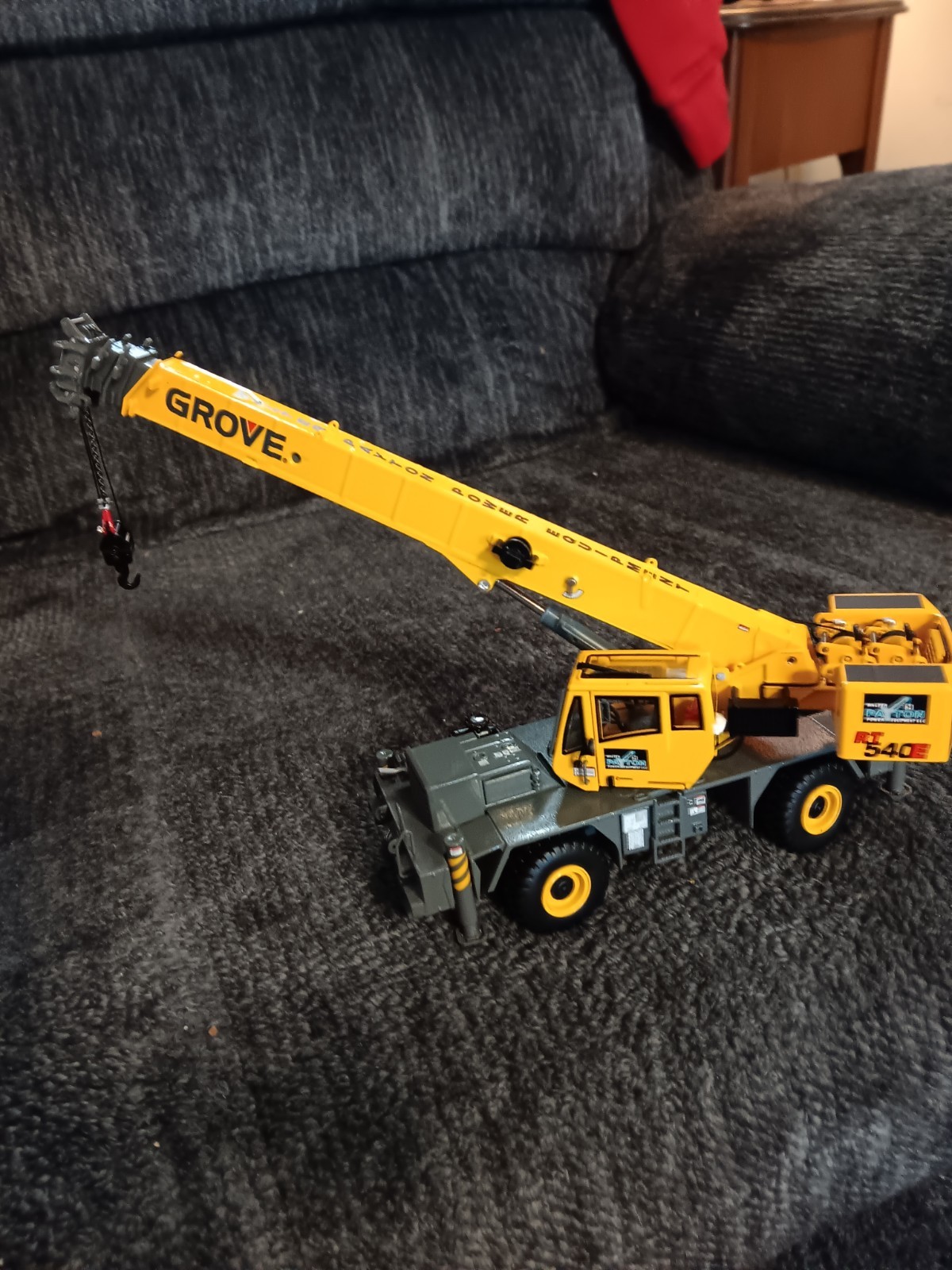 WPPE”Walter Payton Power Equip.”Grove Manitowoc 1/50 Scale Die-Cast Crane,,RARE