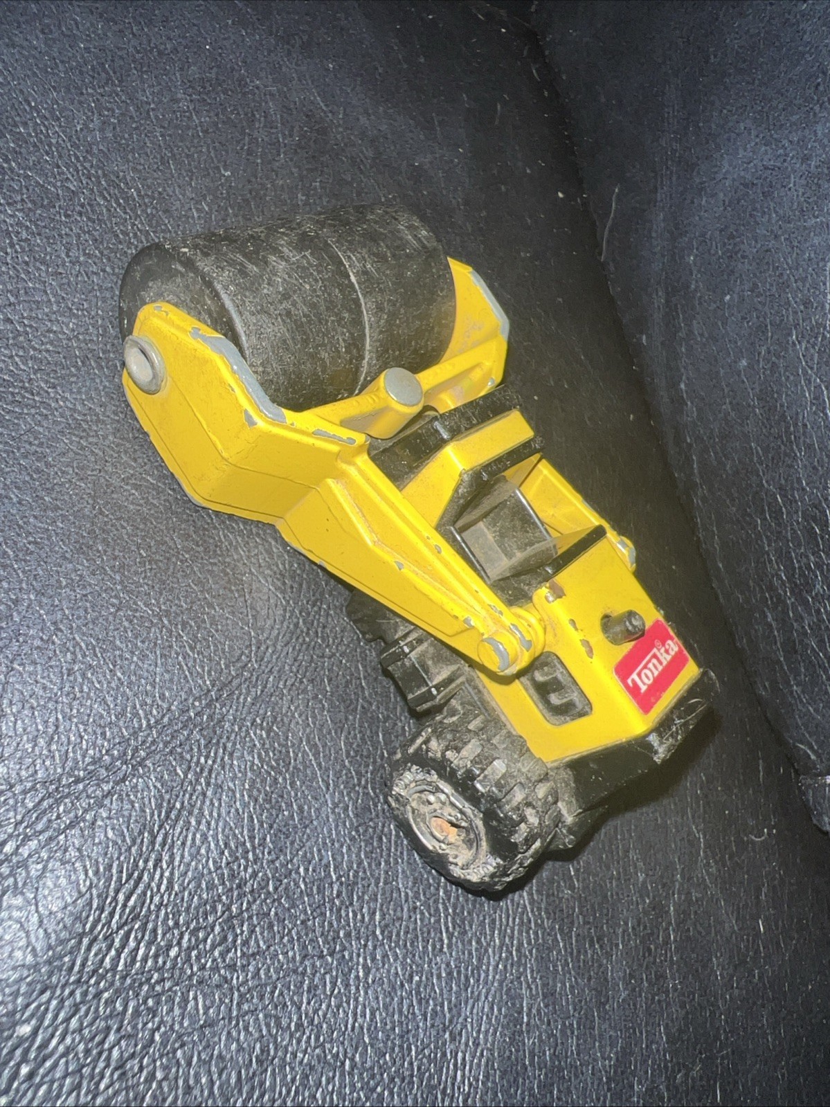 Vintage Diecast Tonka Pavement Roller 1:64 Construction Toy Made In USA RARE