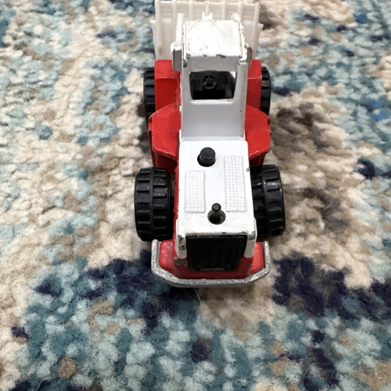 Mattel Hot Wheels 1979 Jeep Loader 1:64 Diecast Construction Vehicle Red/White