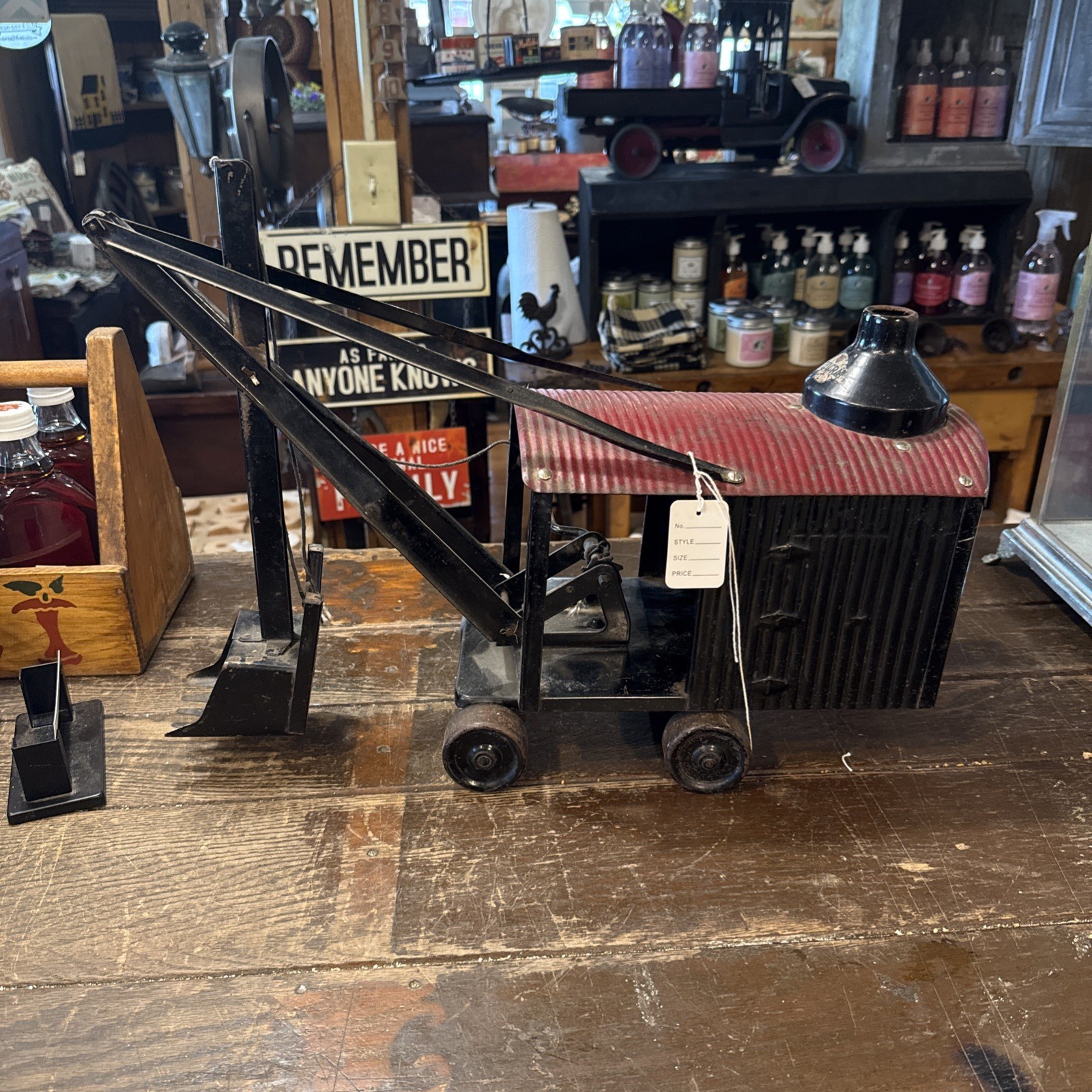 Antique Buddy L Crane And Steam Shovel