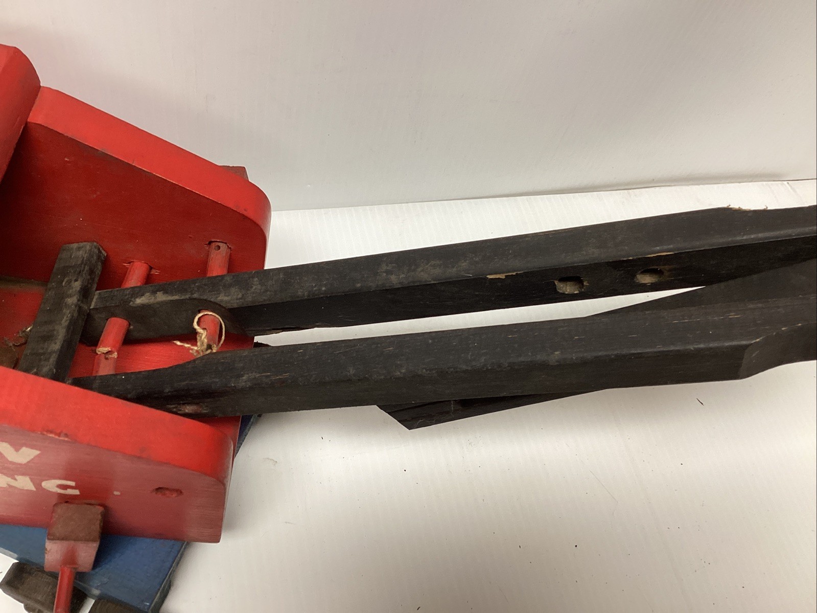 Antique 1940s Tick Tock Toys Wood & Metal Fairlawn Excavating Co. Steam Shovel