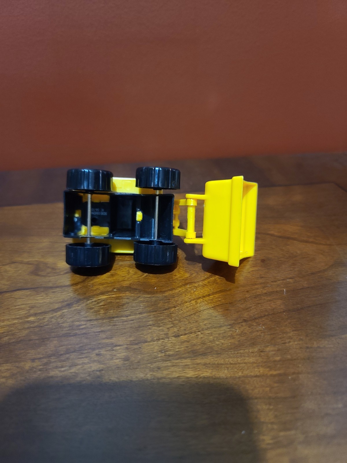 Loader Construction Vehicle Toy Yellow & Black Plastic Front Loader Model