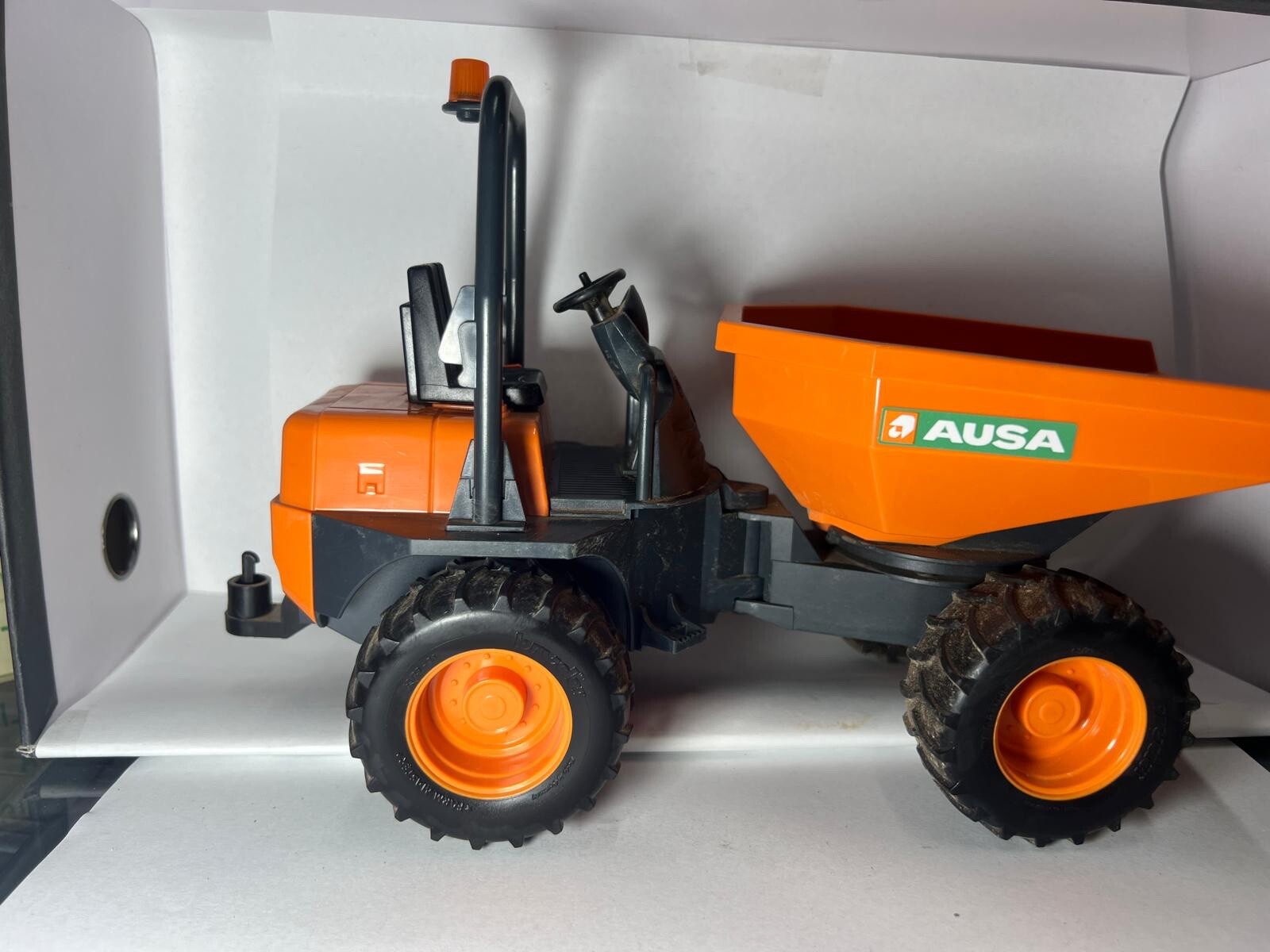 bruder ausa mini dumper germany orange grey toy kids