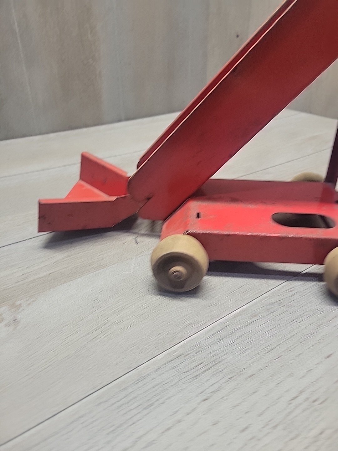 Vintage Rare Portable Scoop-N-Load Sand Loader W/ Wooden Wheels