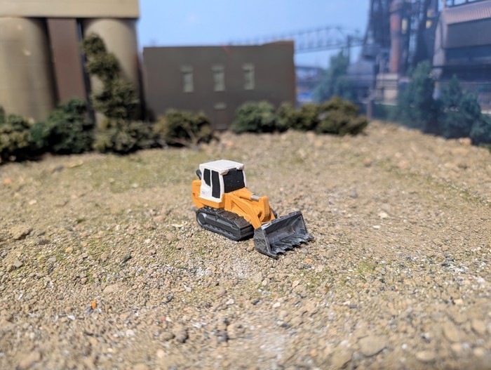 1/87 HO Scale Custom Built Liebherr 626 Track Loader. 3D Printed, Resin Model