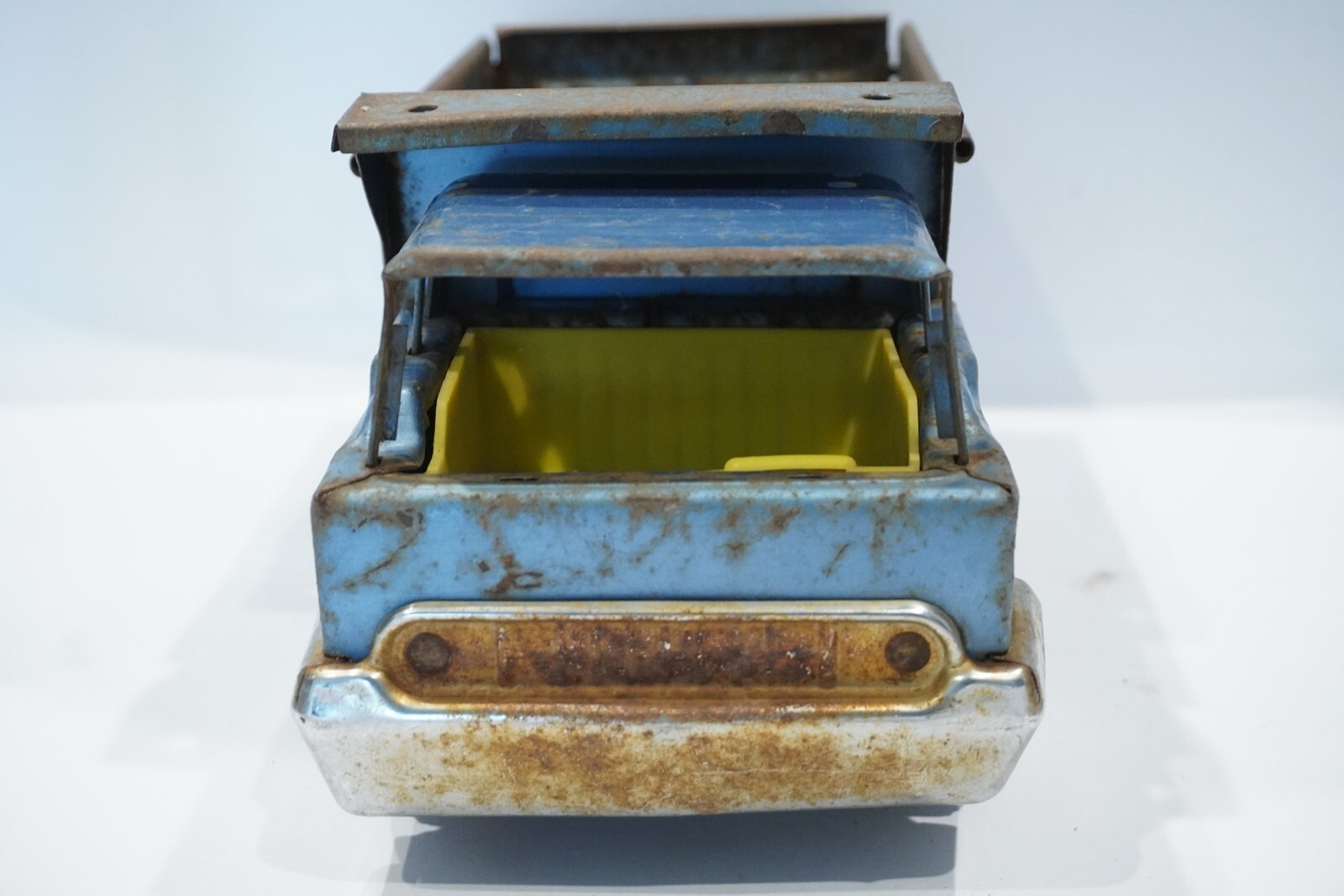 VTG Blue Structo Dumper – Pressed Steel Toy Dump Truck RARE HARD TO FIND e12