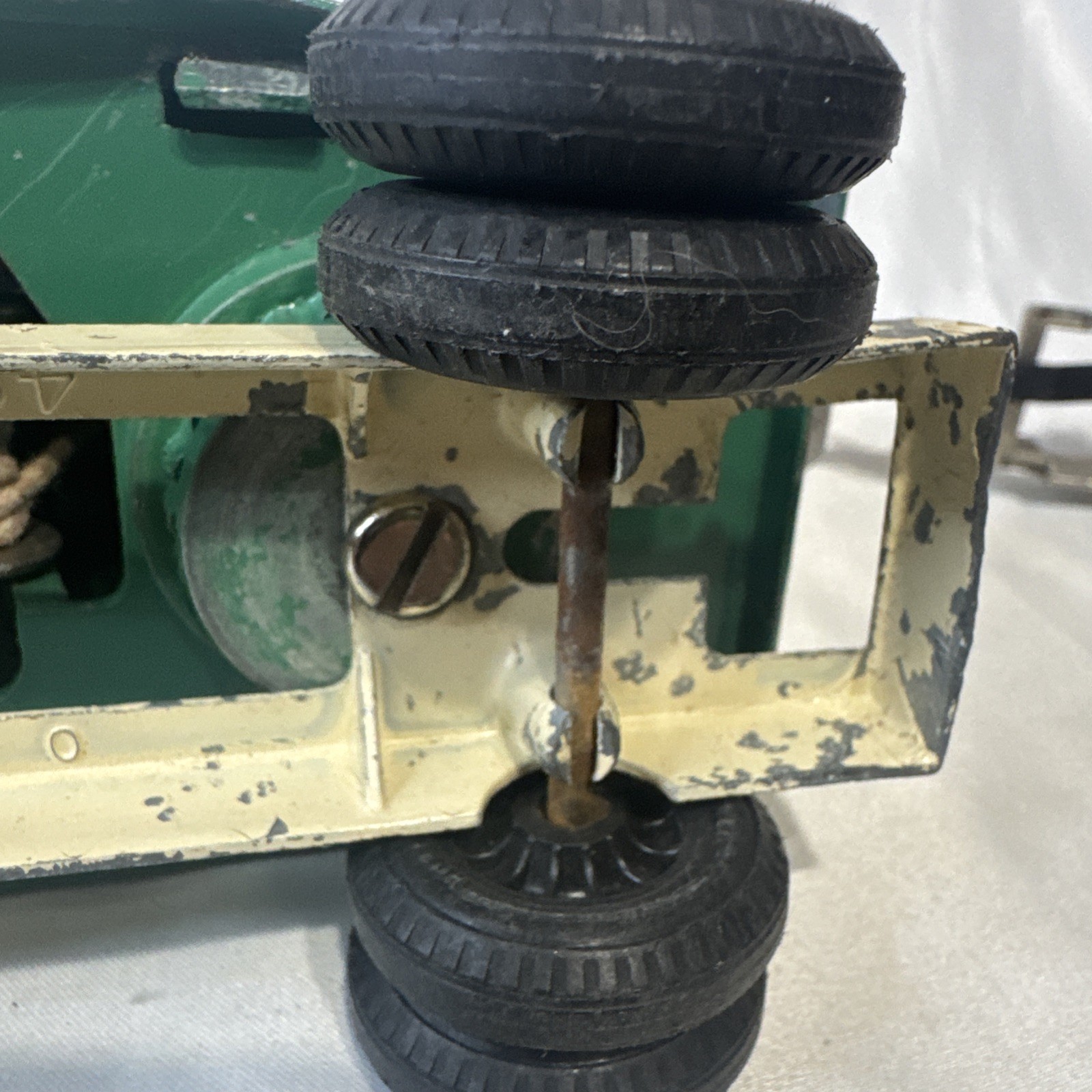 VINTAGE TOY 494 CONSTRUCTION HUBLEY DIGGER STEAM SHOVEL DRAGLINE PART RESTORE