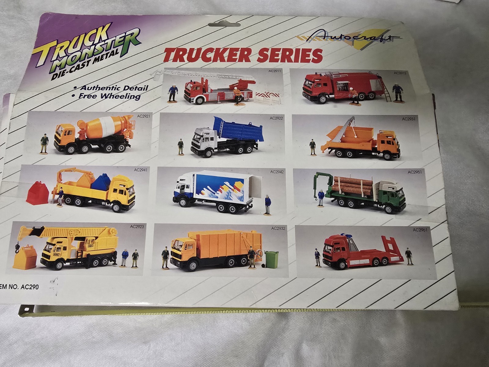 Autocraft Gift Set Series Truck Monster die cast item No. AC520 eurotran Trailer