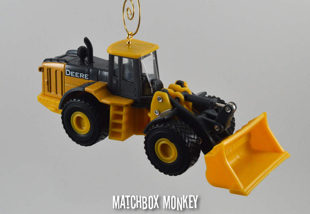 Custom John Deere 524K Wheel Loader 1/64 Christmas Ornament Caterpillar CAT