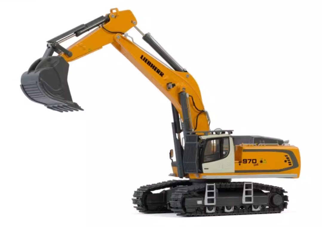 1:50 WSI LIEBHERRR R970SME Excavator Construct Machinery Equipment Diecast Model