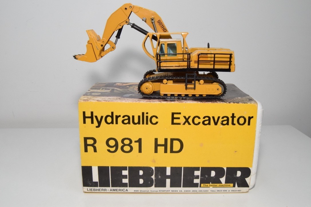 B71 1:50 SIJAM LIEBHERR R 981 HD HYDRAULIC EXCAVATOR CRANE EXIB RARE!