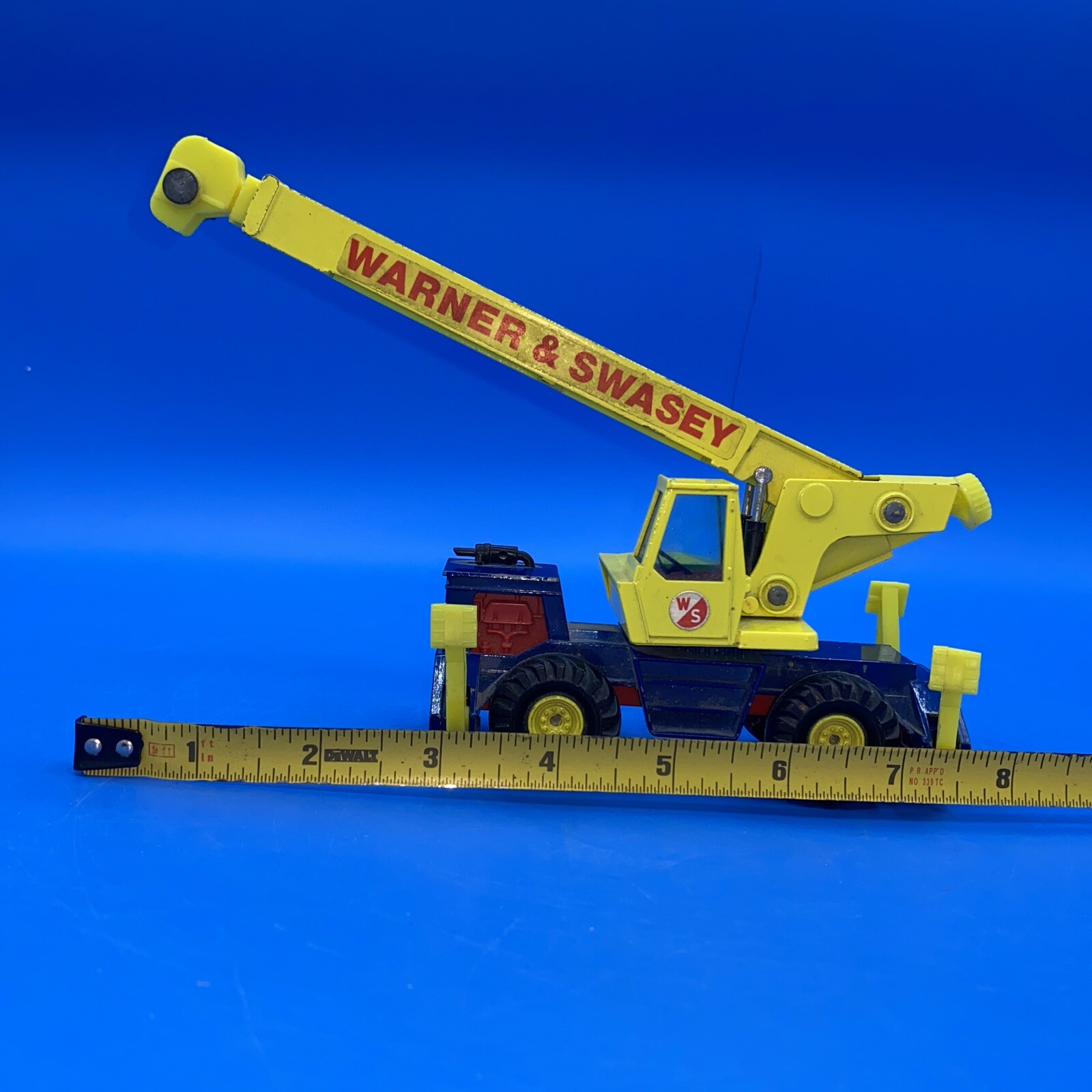Vintage 1975 Mettoy Co. Corgi Major # 1101 Warner & Swasey Hydraulic Crane