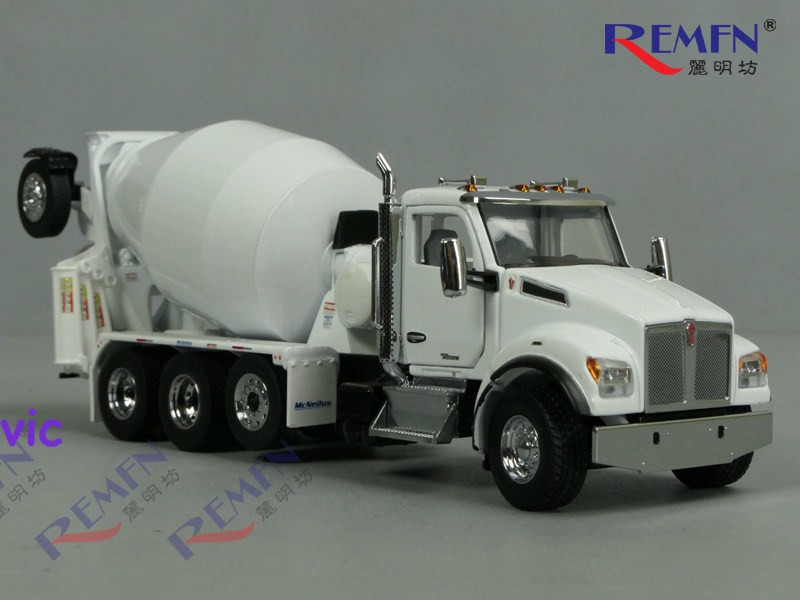 Kenworth T880SFFA 1/50 Concrete Mixer Truck–Diecast Model Collector Display Gift