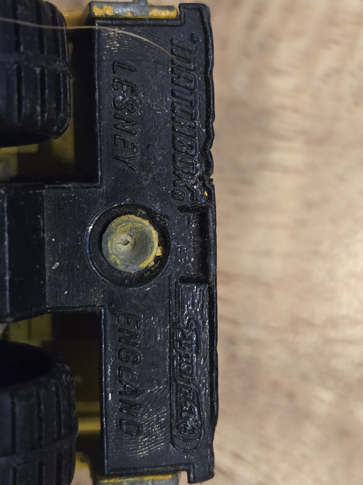 Matchbox Faun Dump Truck Diecast Metal – Yellow Black 1976
