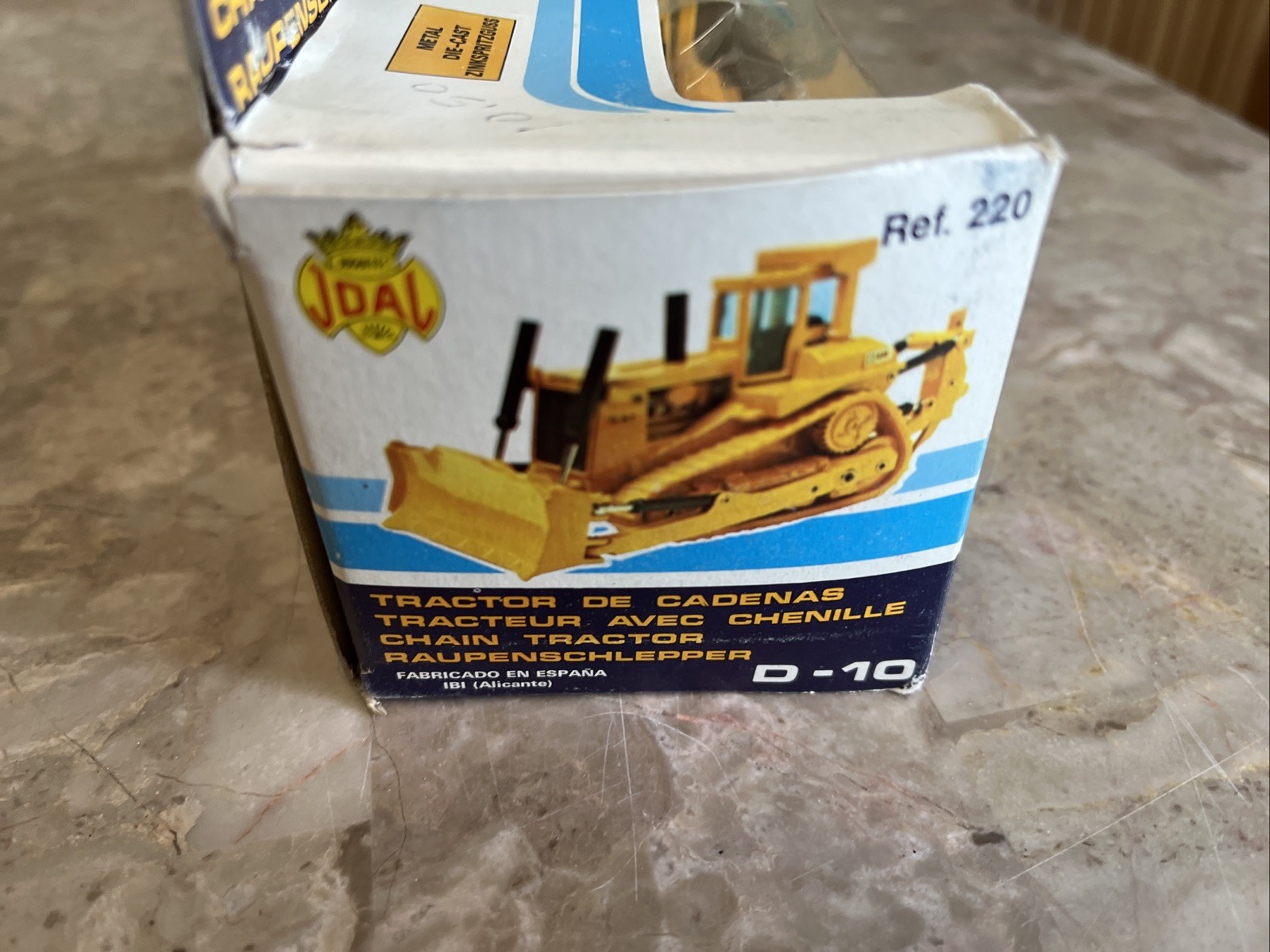 Joal Miniature, Caterpillar Chain Tractor D-10, # 220, 1:70 scale, Made in Spain