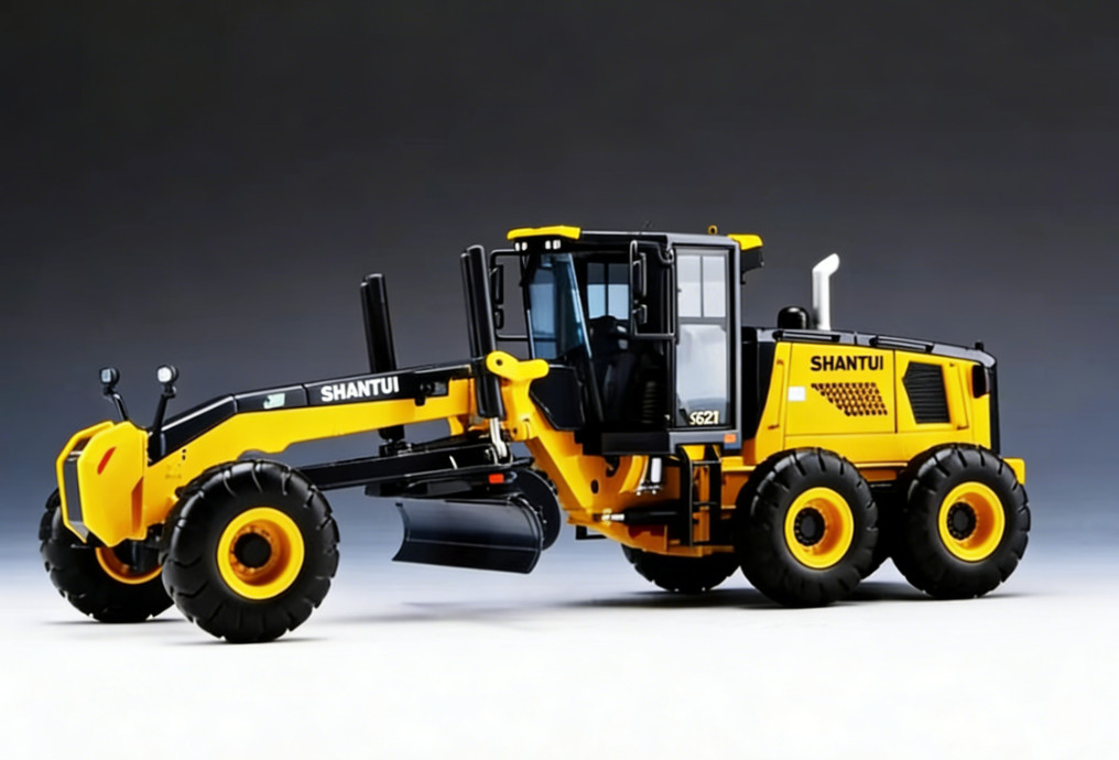 1:35 29CM SHANTUI SG27-G Motor Grader Construct Equipment Machine Diecast Model