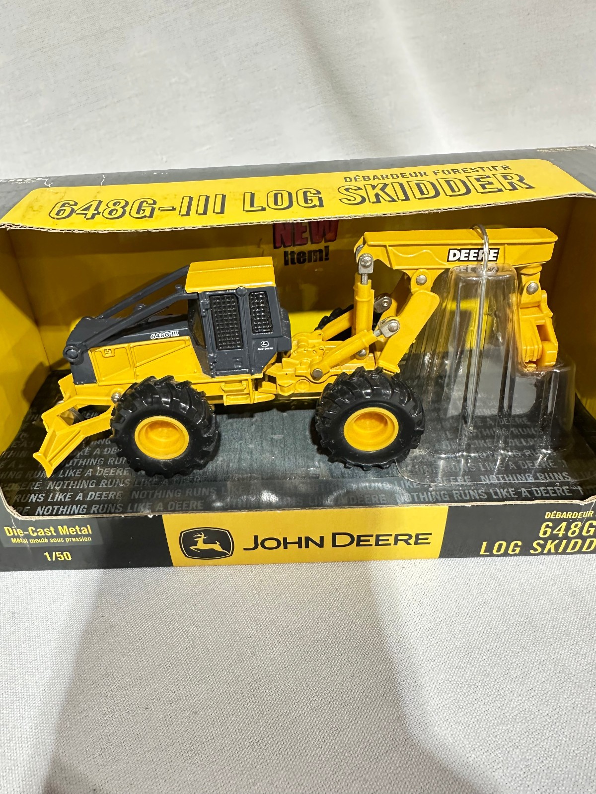 John Deere 648G-III Log Skidder Yellow Version By Ertl 1/50th Scale