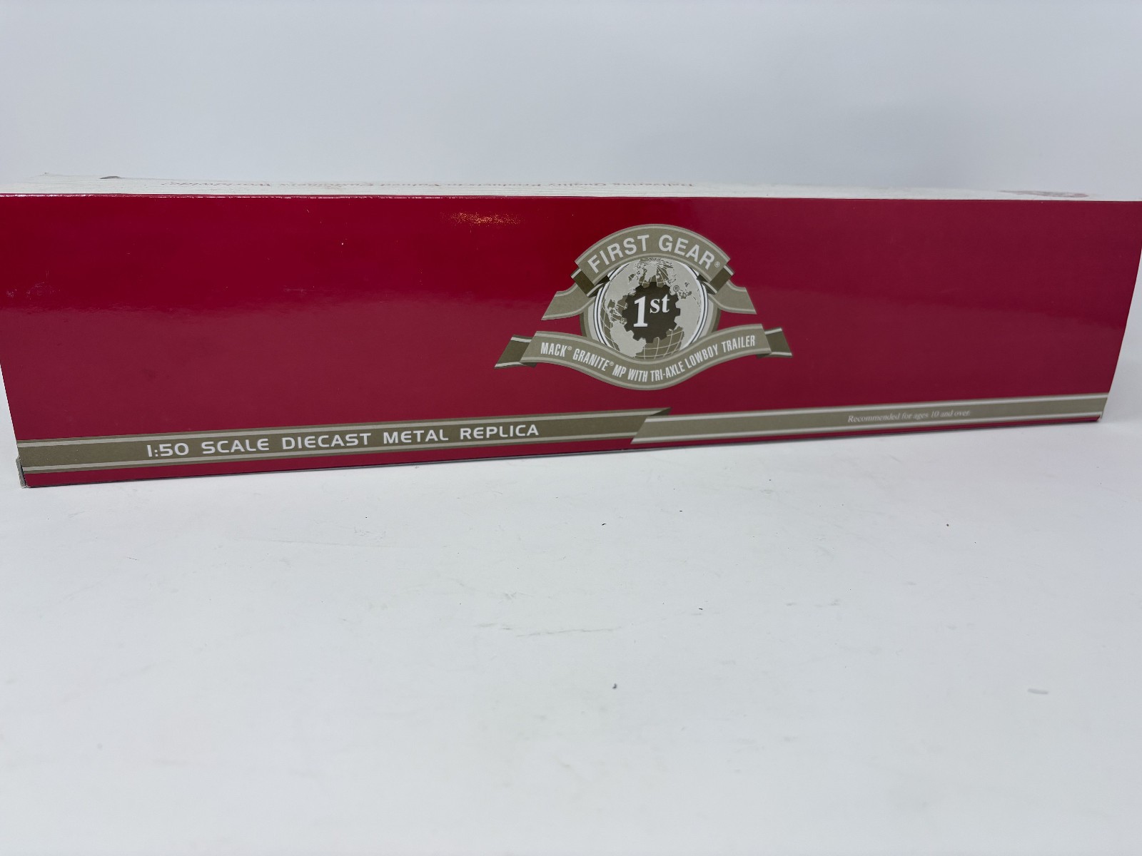 New! 1/50 First Gear Mack Granite MP Engine series With Triaxel Talbert Lowboy