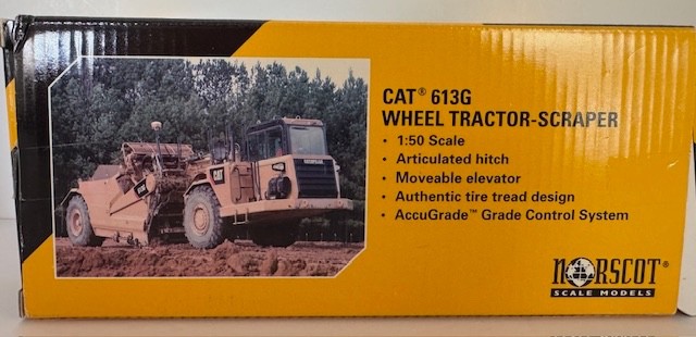 1:50 Caterpillar 613G Elevating Scraper Diecast Model By Norscot 55235