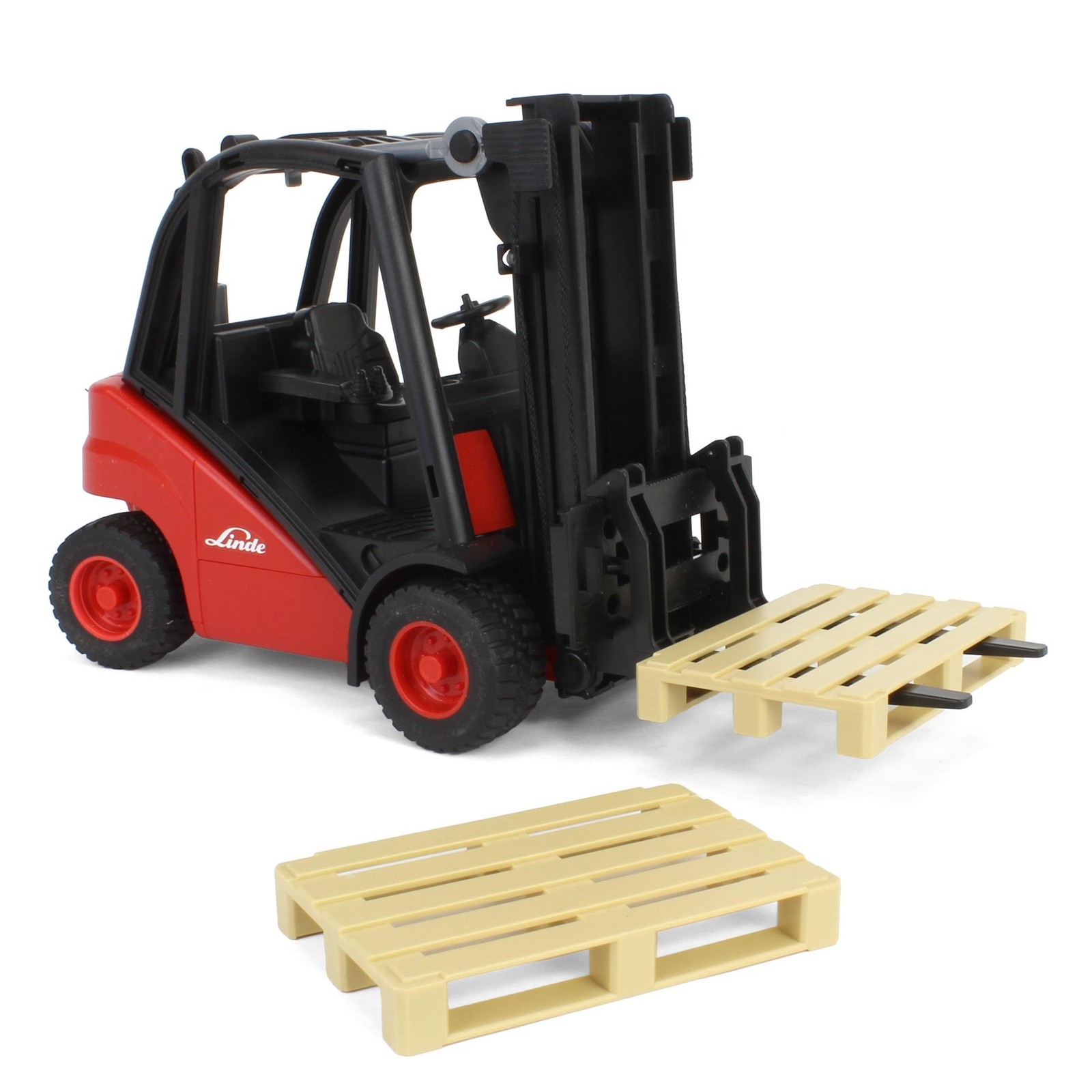 Linde H30D Forklift with 2 Pallets by Bruder 02511