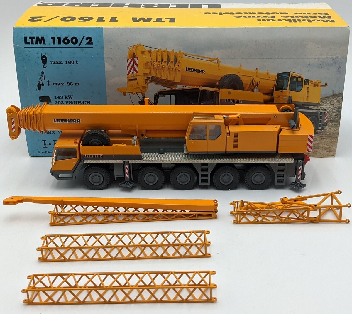 Conrad 2090 1:50 Diecast Liebherr LTM 1160/2 Mobile Crane NIB