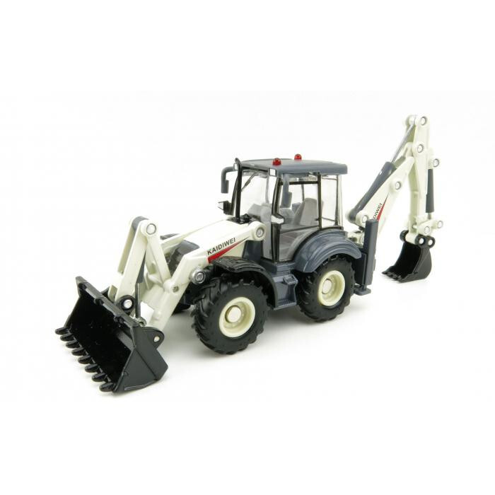 Die Cast Backhoe Loader Truck 1:50 Scale Heavy Construction Vehicle Model Gift