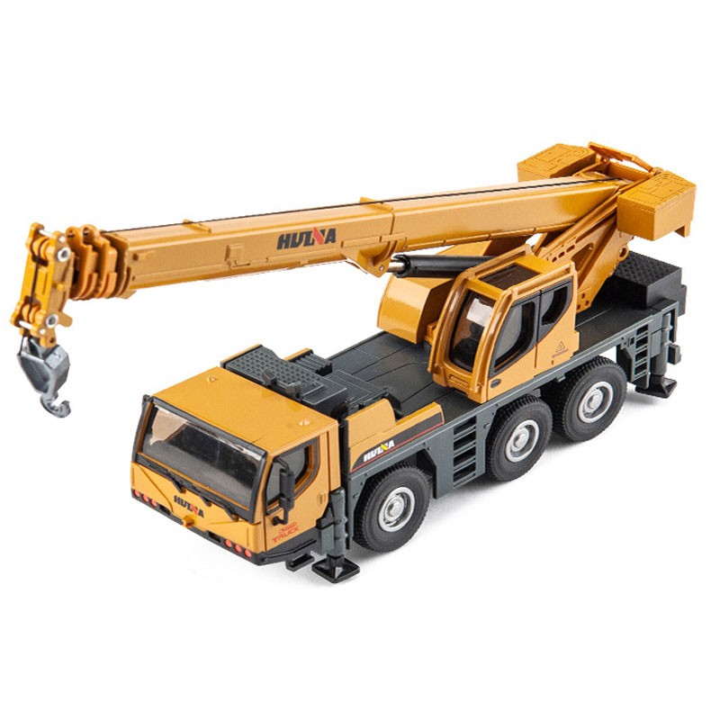 1:50 Crane Toy Truck Diecast Model Construction Toys Vehicle for Boys Kids Gifts