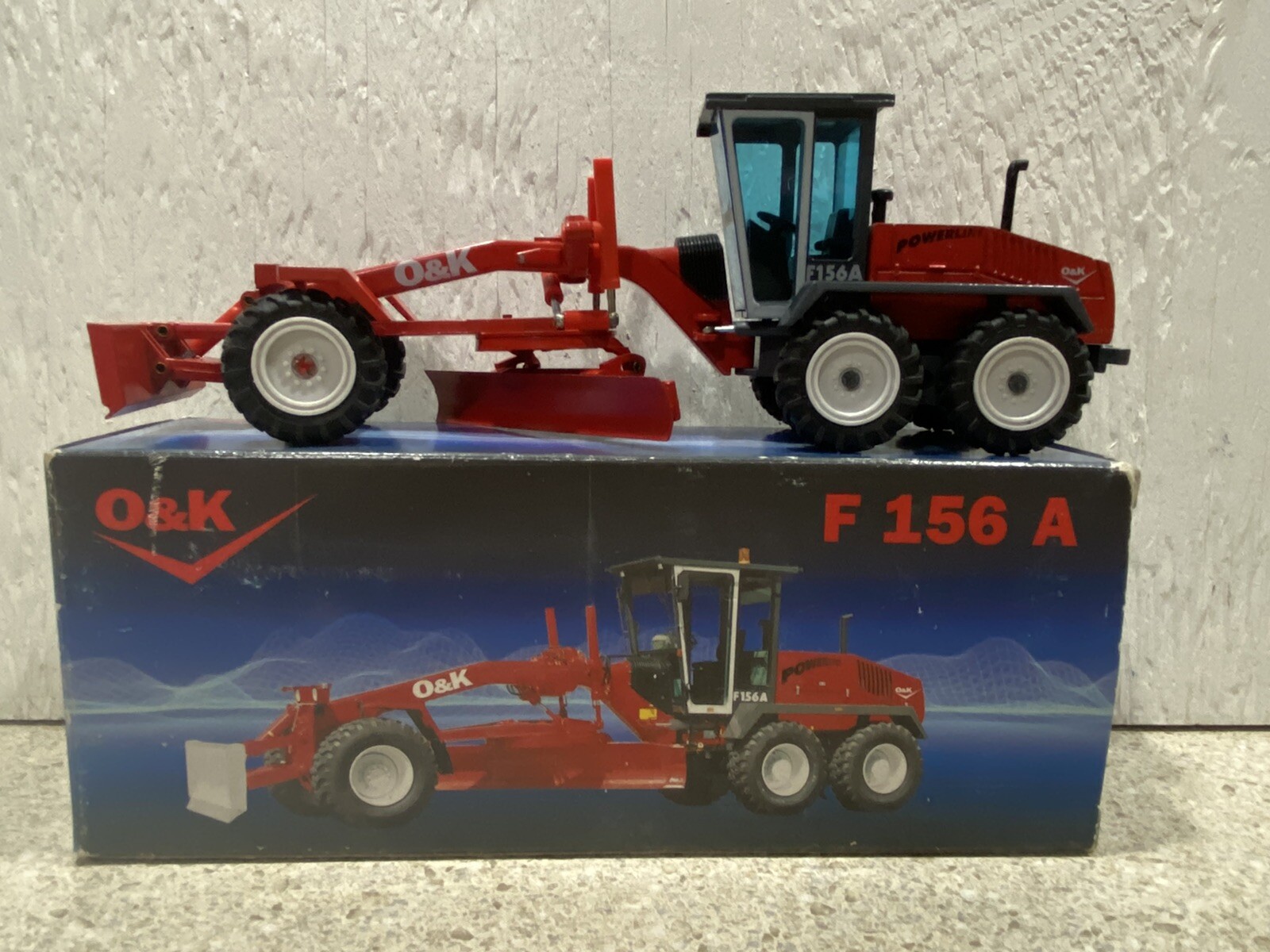 Orenstein & Koppel (O&K) F156 A Grader Red 1:50 Scale – No. 491 MIB RARE