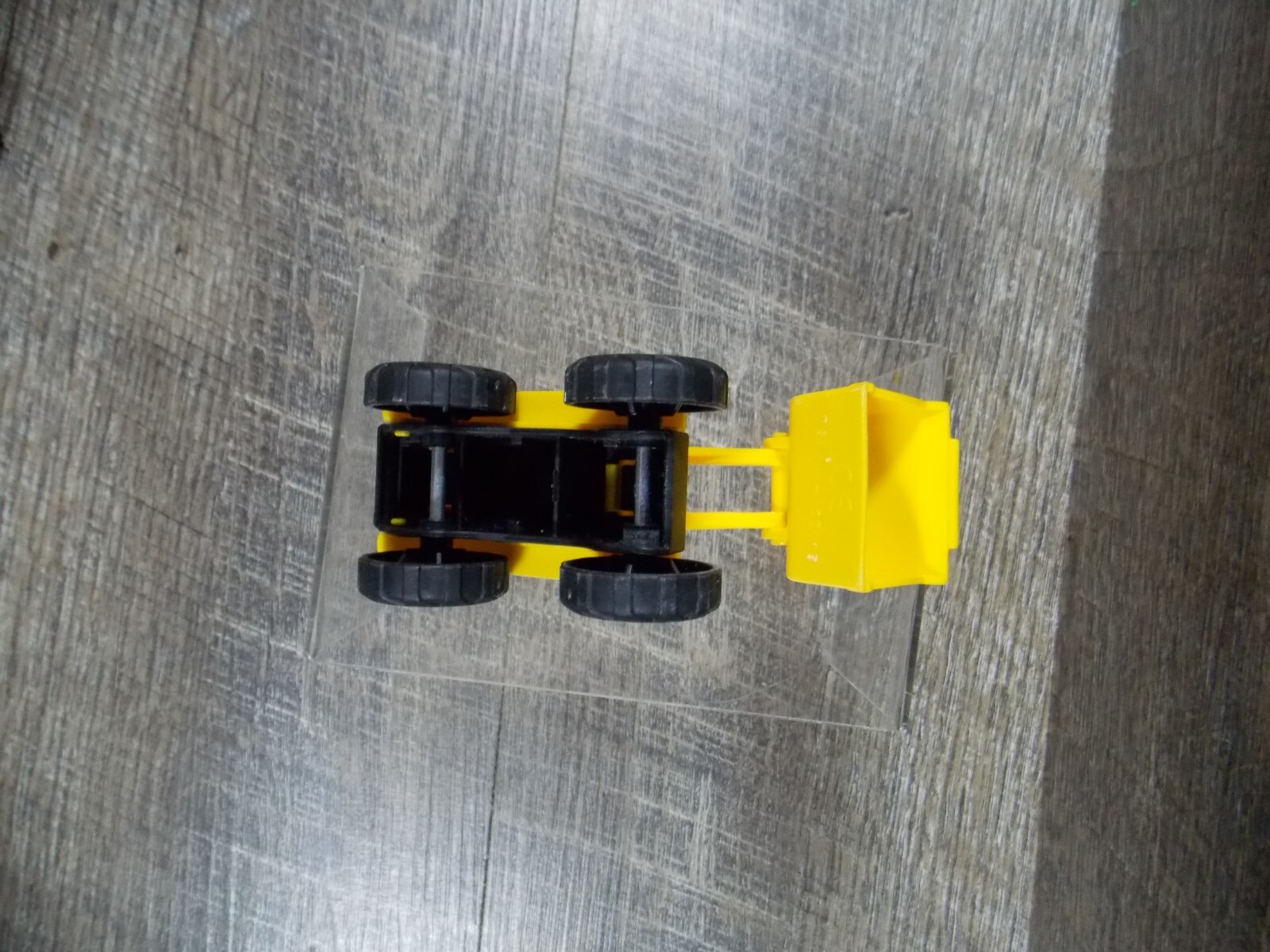 Yellow Metal & Plastic Tonka Tractor & 2 Plastic CAT Caterpillar Loaders 3 to 4″