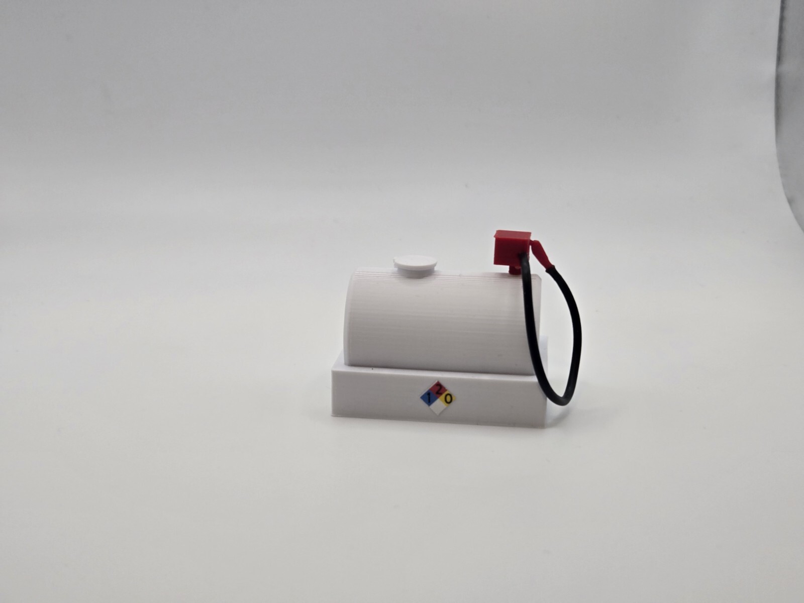 Custom 1/50 Scale 800 Gallon Diesel Tank In White